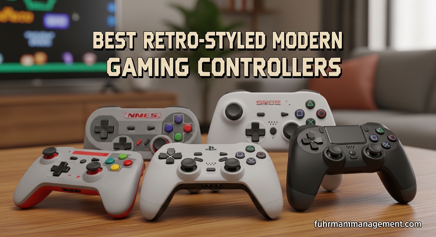 8 Best Retro Styled Modern Gaming Controllers March 2026 Best Retro Styled Modern Gaming Controllers 