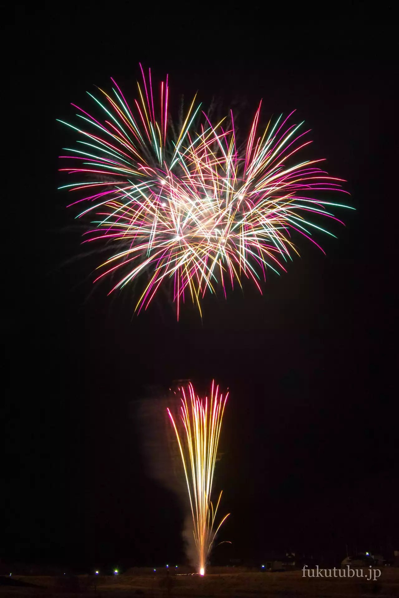 浅川町 除夜の花火