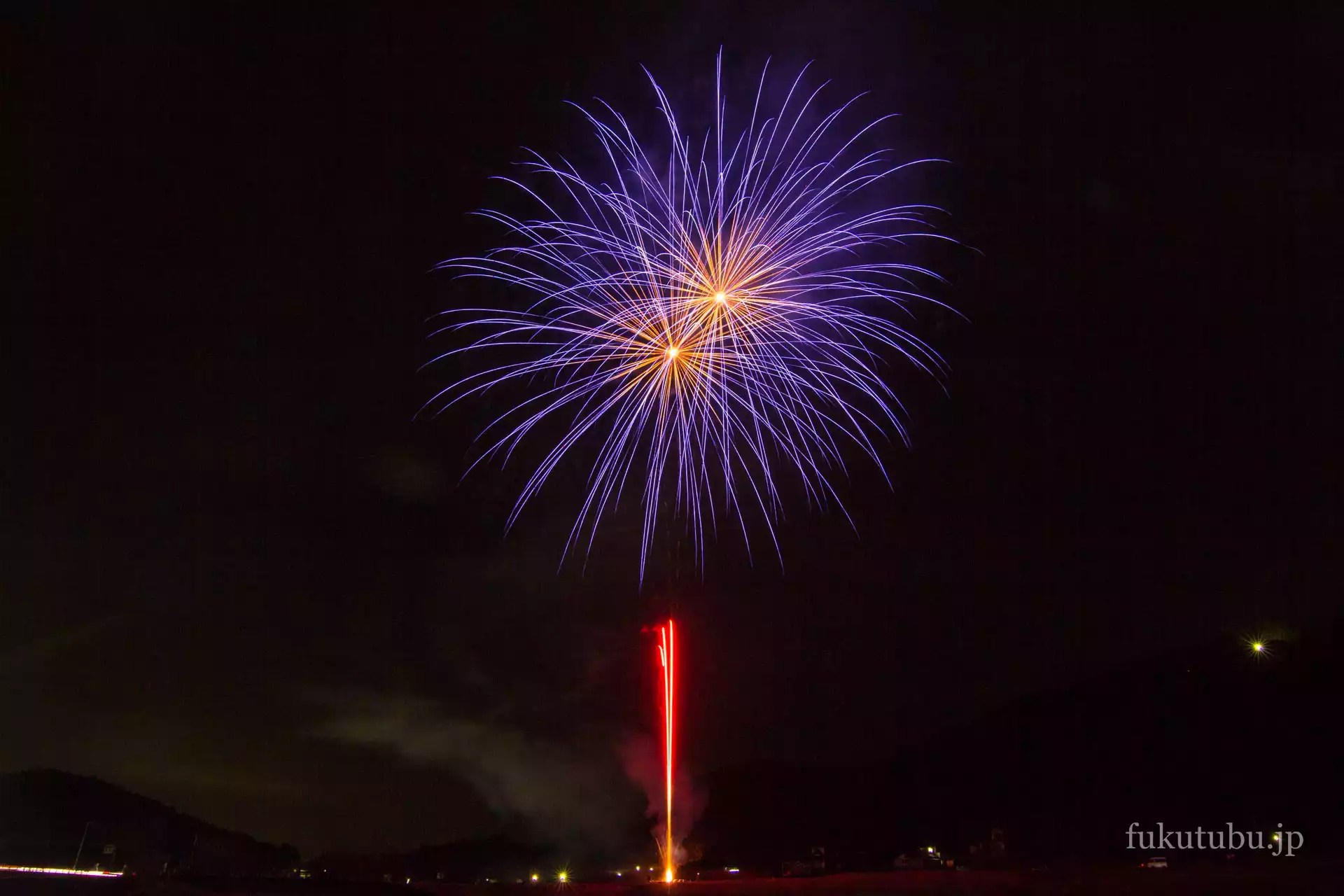 浅川町 除夜の花火