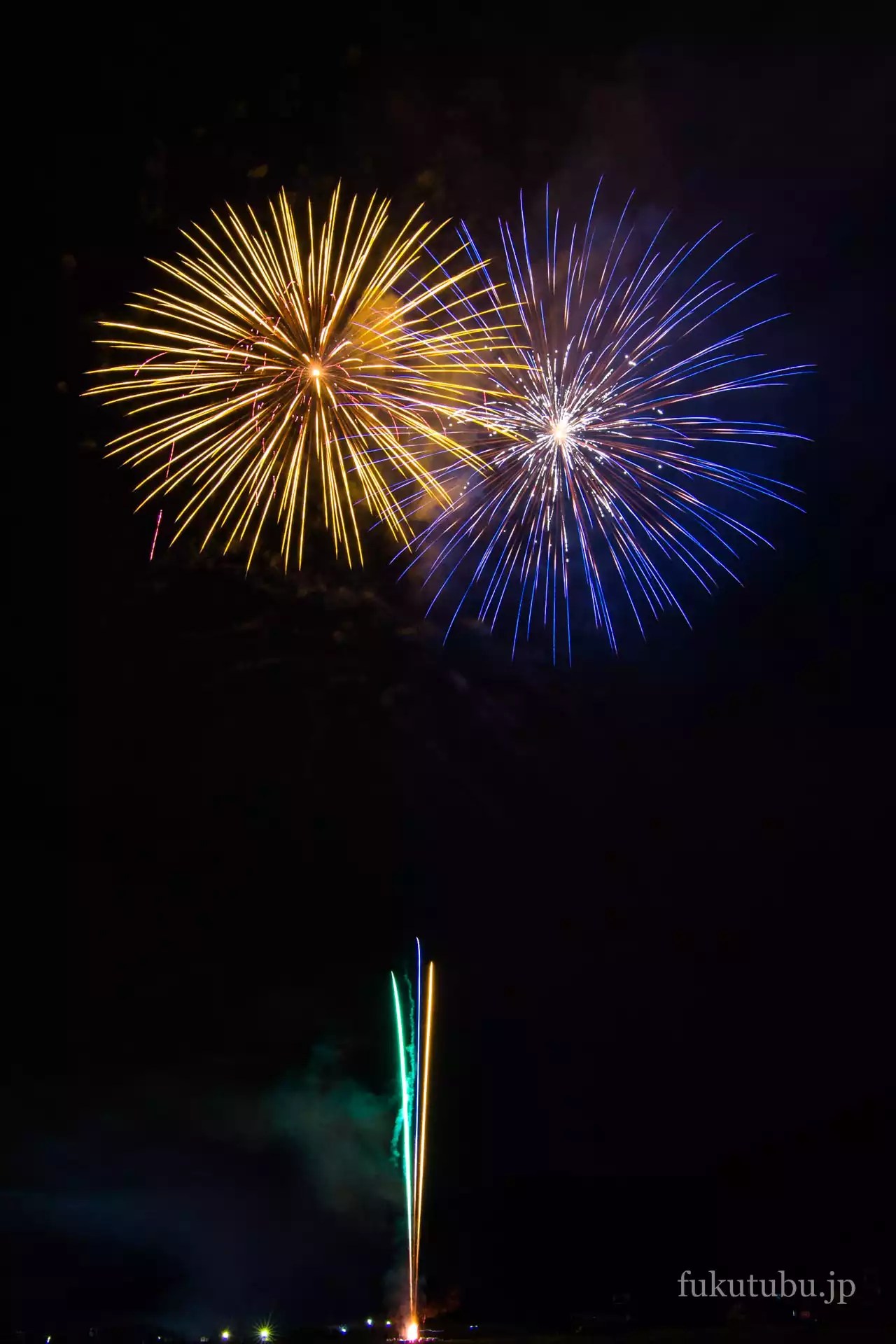 浅川町 除夜の花火