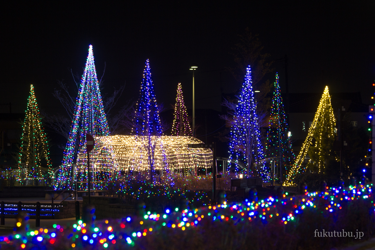 桑折駅前イルミネーション