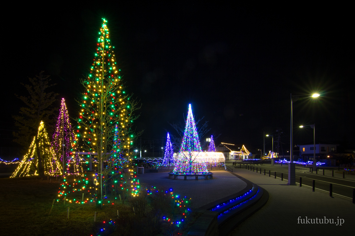 桑折駅前イルミネーション