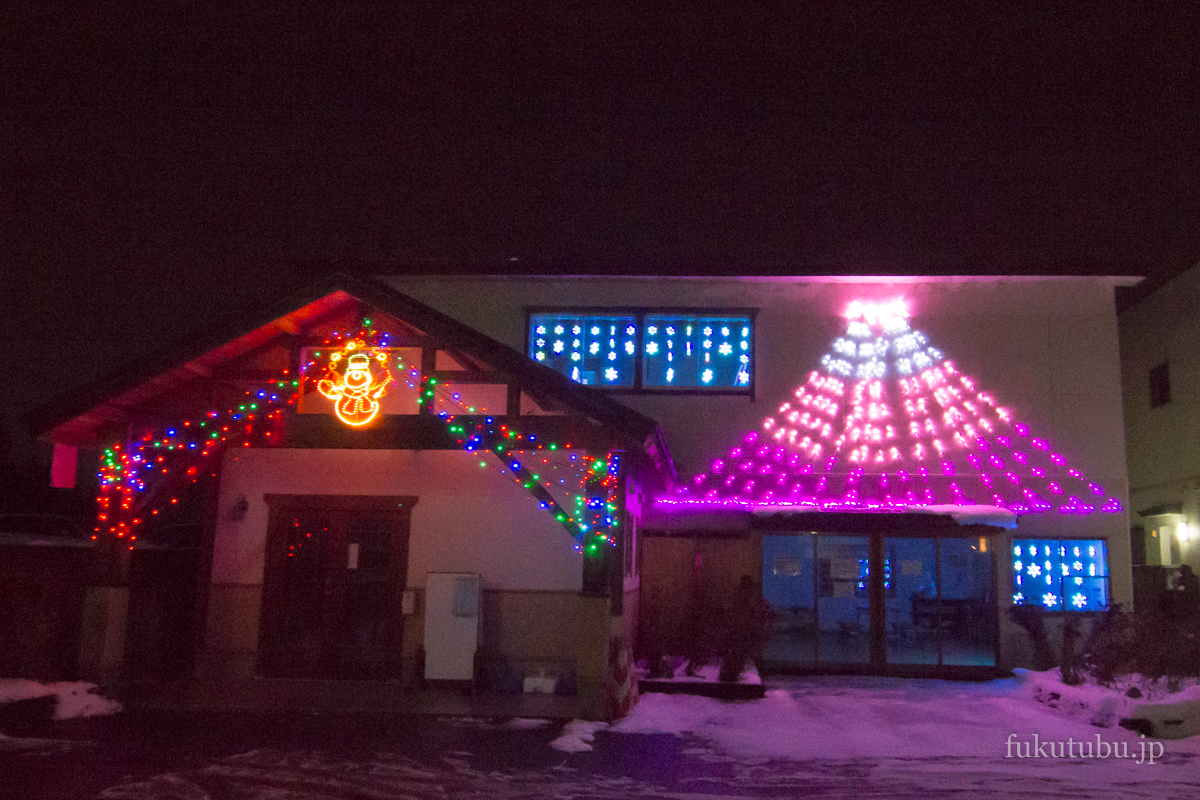 猪苗代町中央商店街イルミネーション