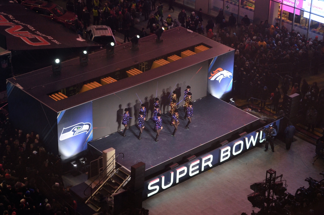 Watching the Rockettes