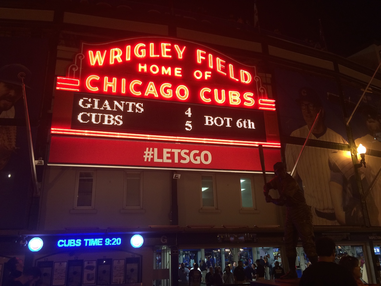 Wrigley Field Sign