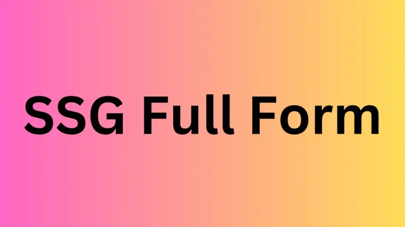 What Does Ssg Stand For - Colorful Images - Modern 8K Collection