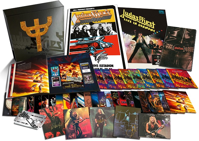 Judas Priest Limited Box Set – 50 HEAVY METAL YEARS OF MUSIC – CD