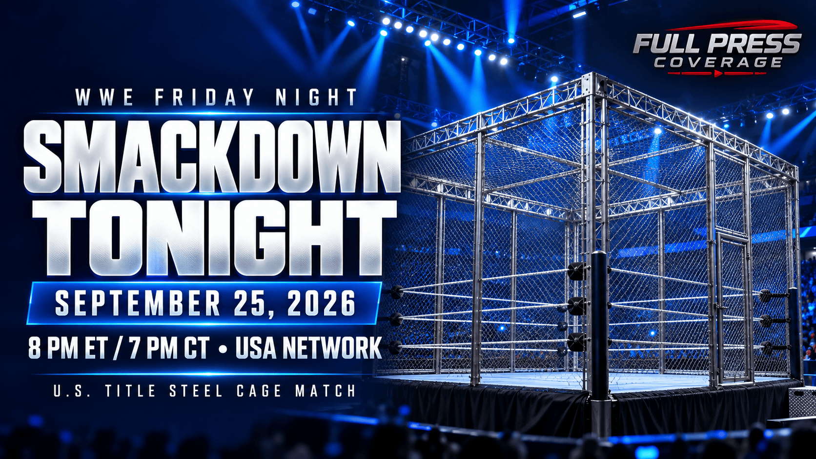 WWE SmackDown September 25 preview featuring Trick Williams and Baron Corbin’s United States Championship steel cage match