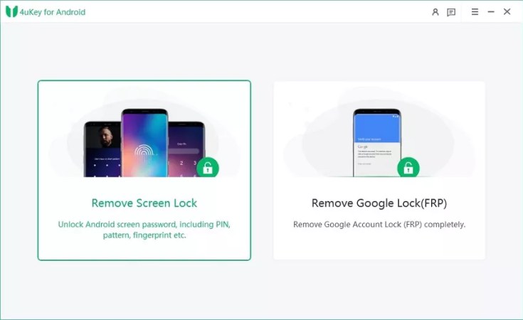 Choose Remove Screen Lock Feature