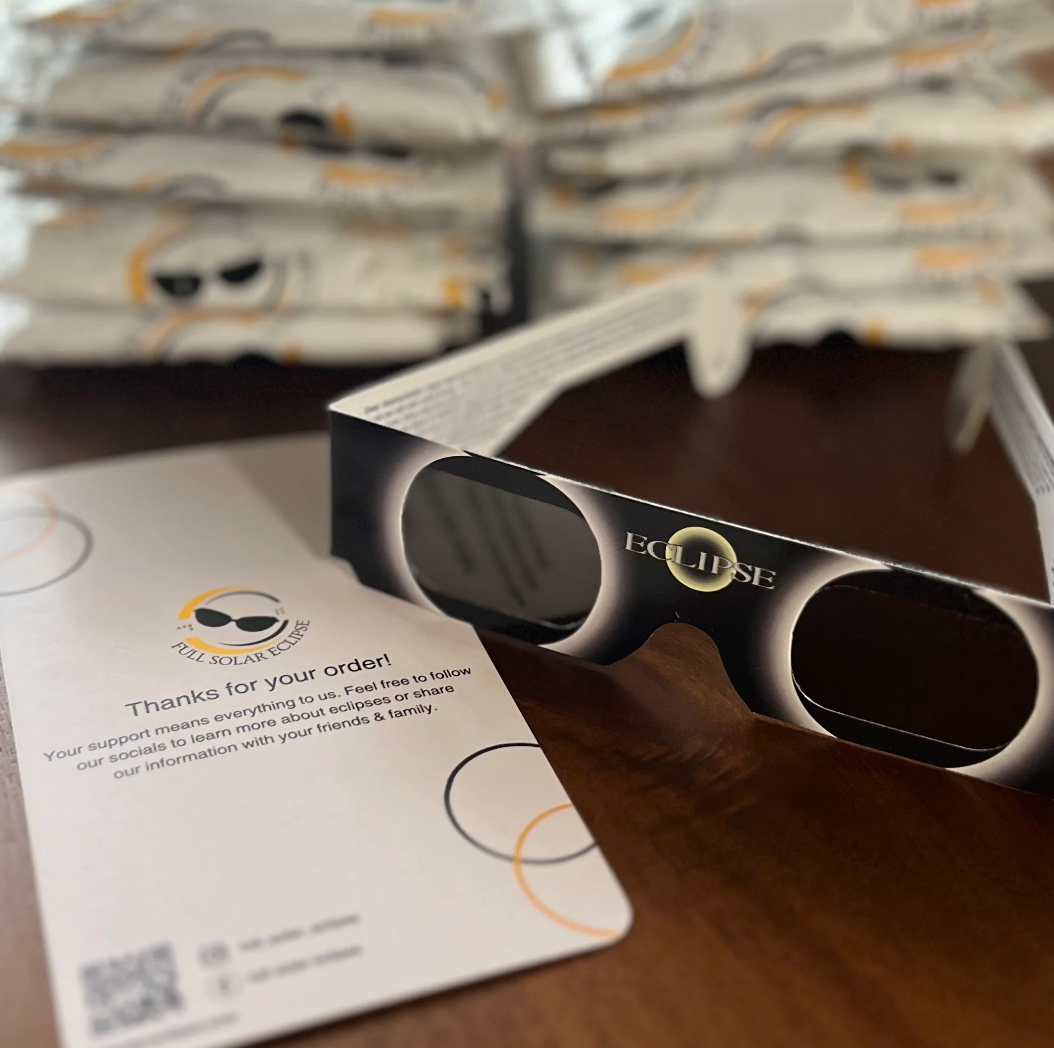 Eclipse Glasses are selling fast