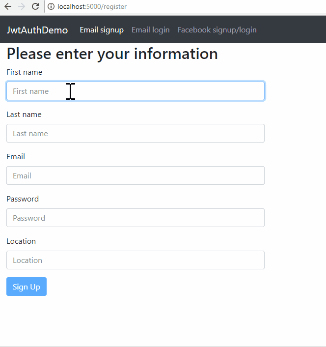 Jwt Authentication With Asp Net Core 2 Web Api Angular 5 Net Core Identity And Facebook Login - Premium Vintage Photo Gallery - 8K