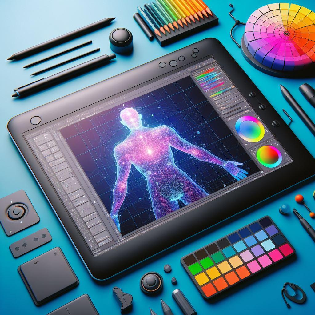 animation and game art tools - Generated with AI