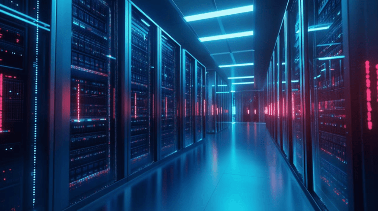 A data center.
