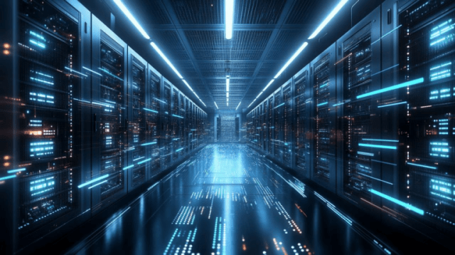 A data center.