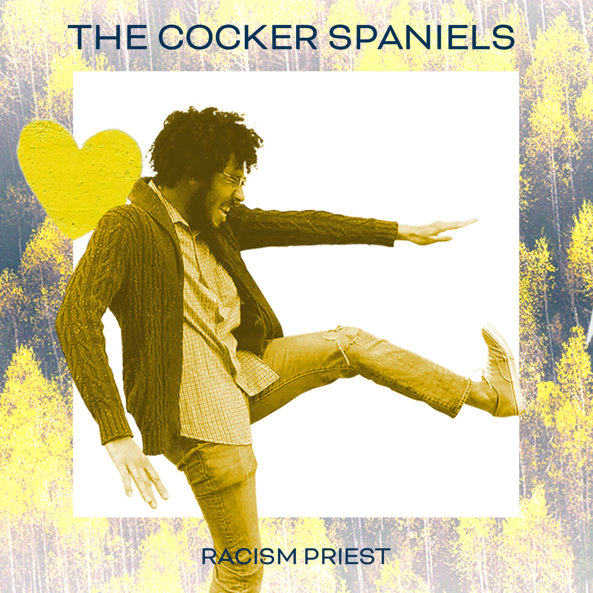 The Cocker Spaniels Racism Police single cover