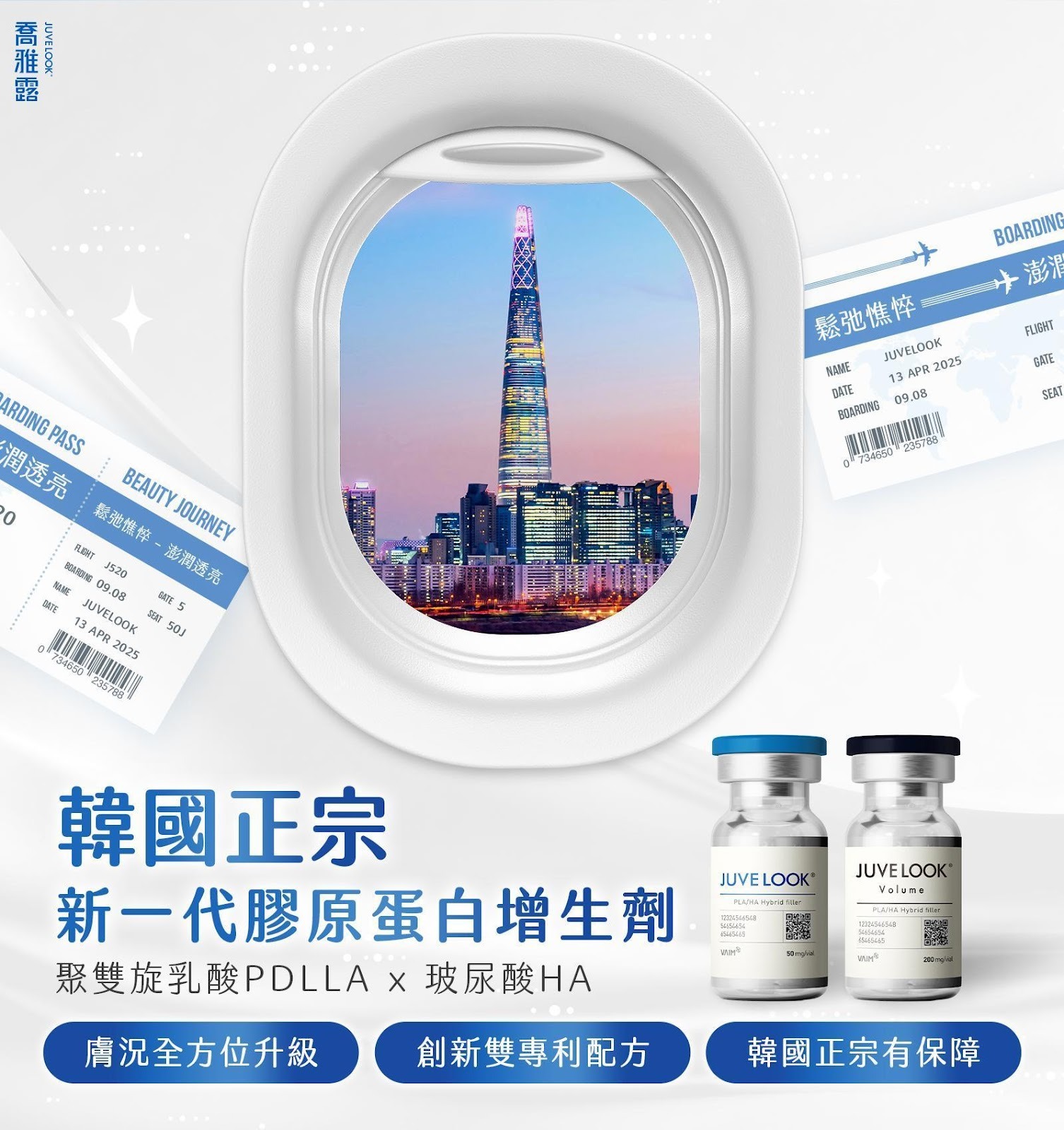 JUVELOOK 喬雅露雙劑型介紹