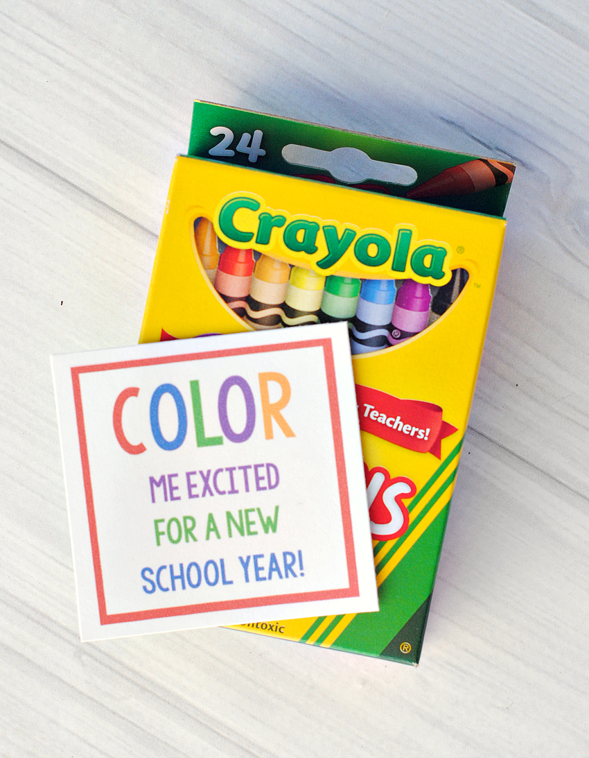 Back to School Teacher Gifts School Supply Gift Tags FunSquared