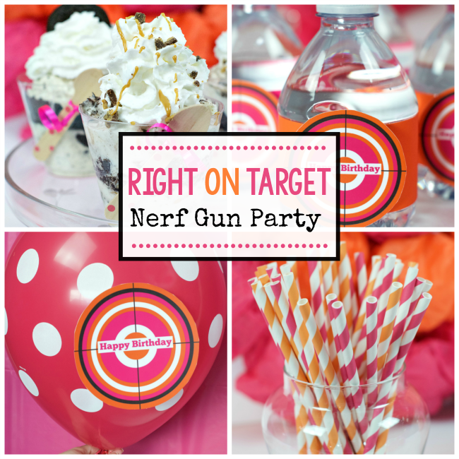 Right on Target-Nerf Gun Party – Fun-Squared