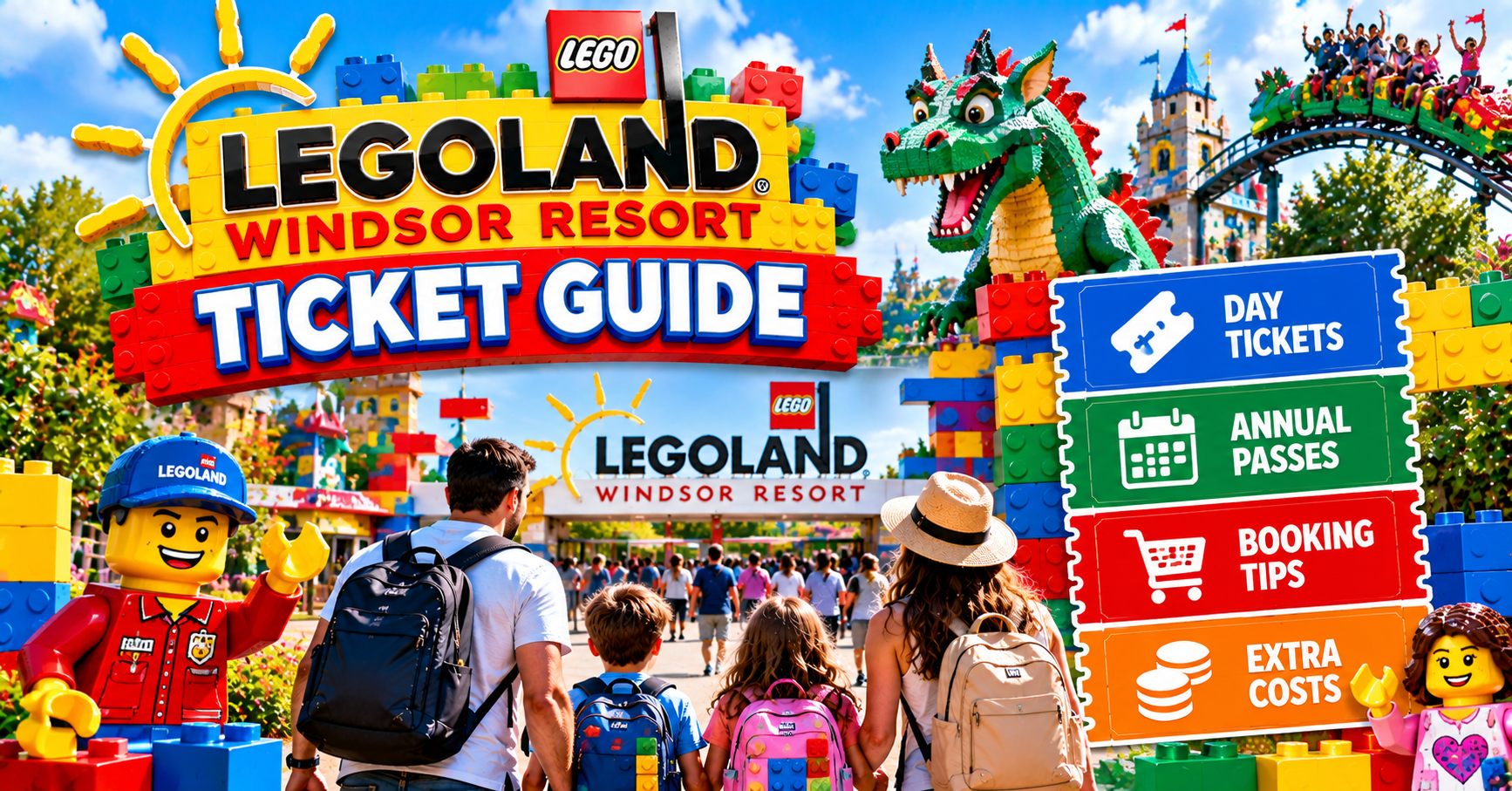 LEGOLAND Windsor Ticket. Image generated by AI