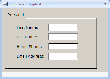 Microsoft Access Lesson 31 Sectional And Tabbed Forms - Classic Vintage Illustration - Mobile