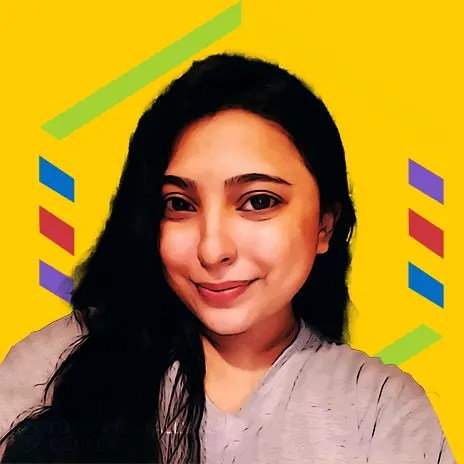 Illustration of a portrait of Khunsha Junaid, The Pursuer of Conversions at Fundamentally Content