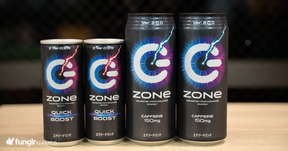 遂に登場 ショートサイズのzone Quick Boost Bver 0 9 19を飲み比べてみた Funglr Games
