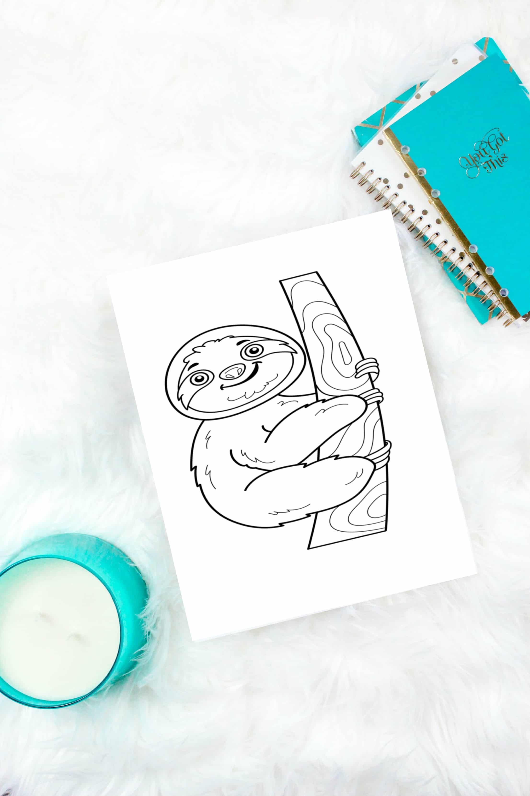 sloth coloring pages fun happy home