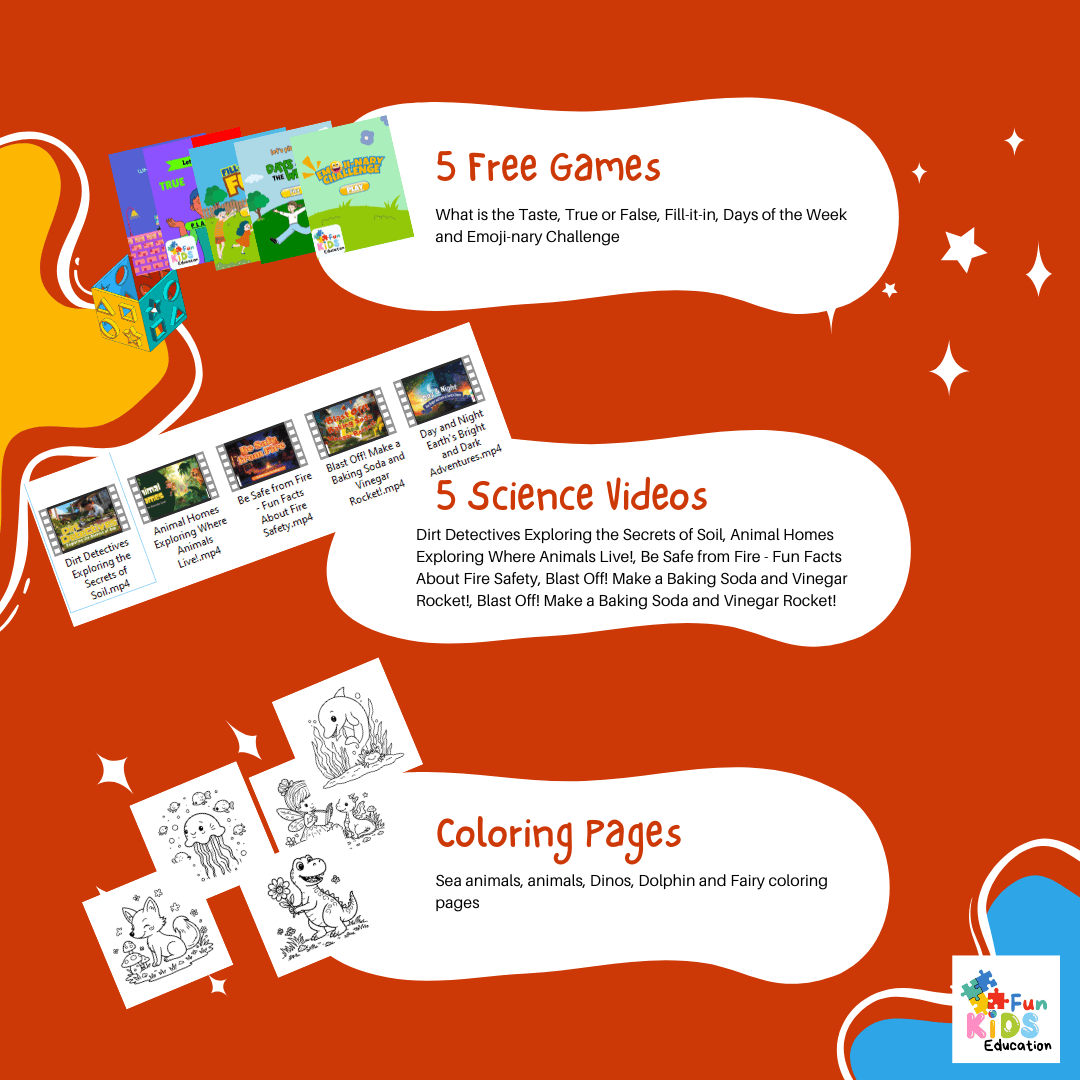 mega freebie pack at Fun Kid's Education