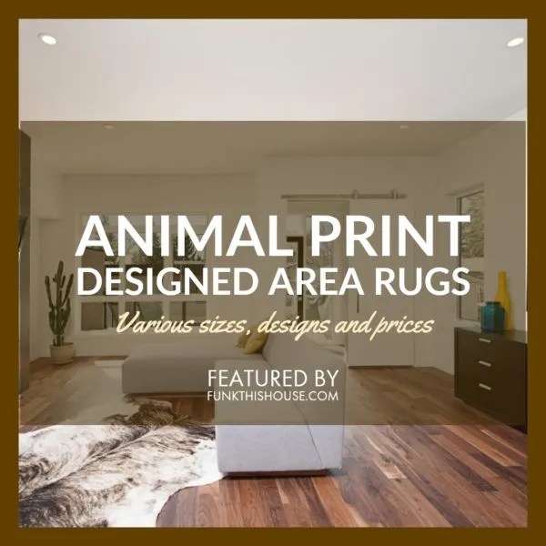 Animal Print Area Rugs