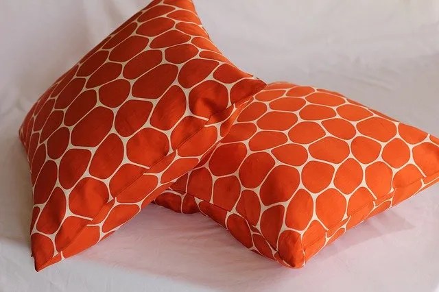 Orange home decor items featured here