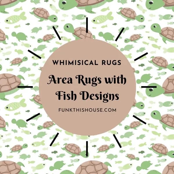 Area Rugs with a Fish Design