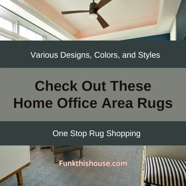 A variety of home office area rugs to choose from