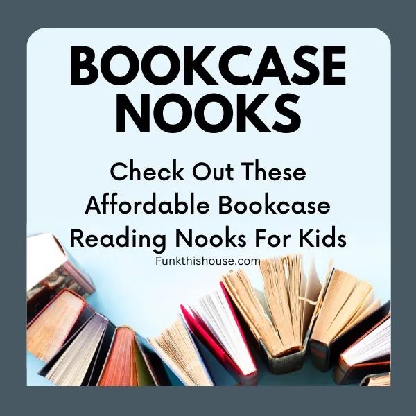 A Bookcase Reading Nook is a terrific idea that combines storage and practicality