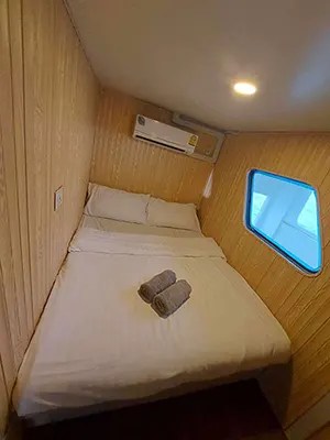 double bed master cabin