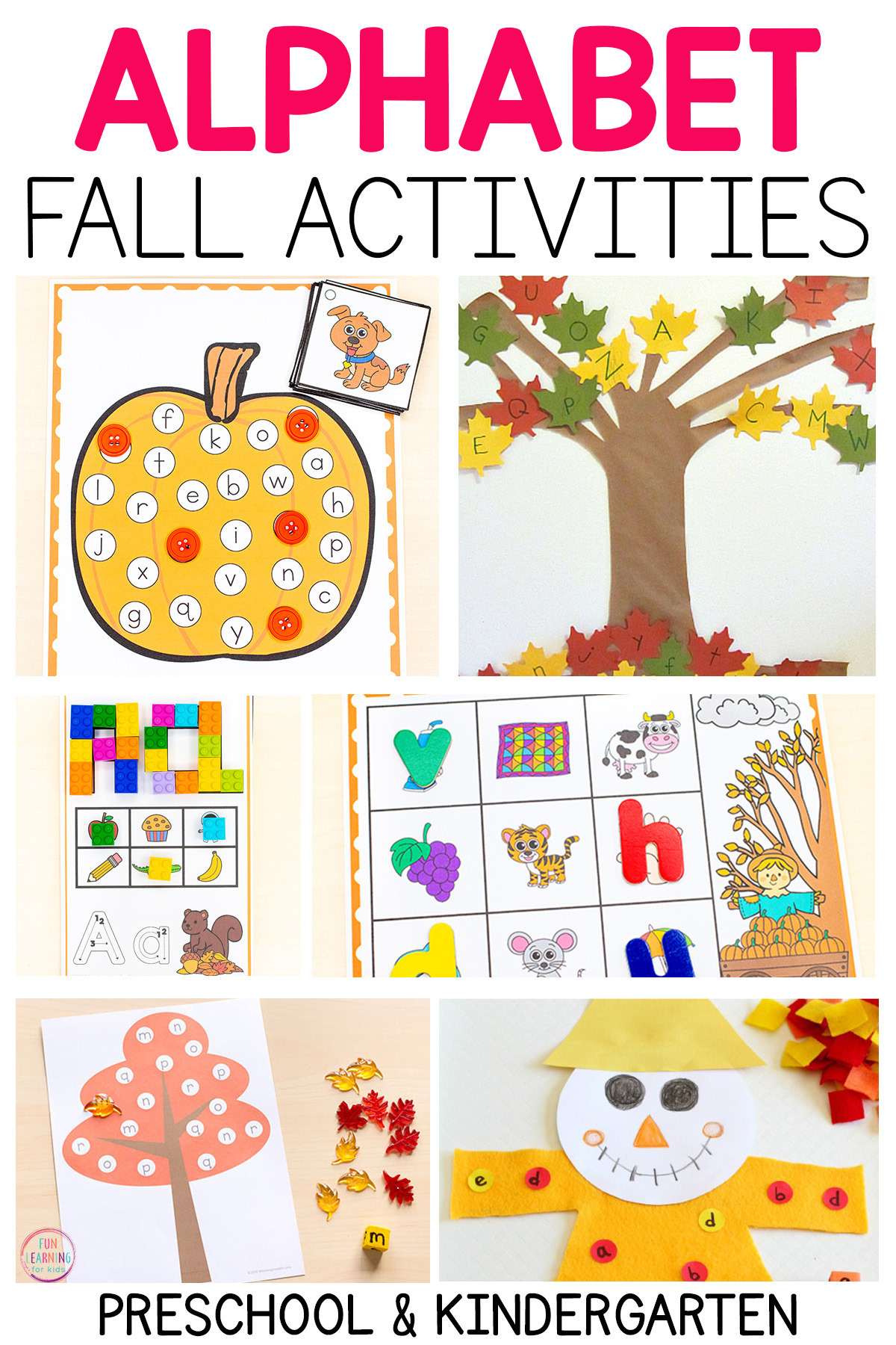 Alphabet Activities For Fall Alphabet Activities 1 