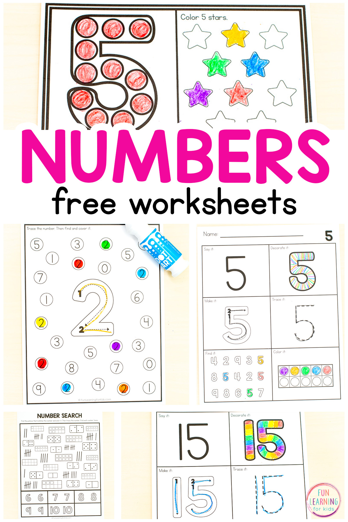 Number worksheets
