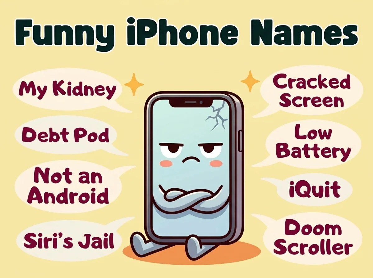 Funny iPhone Names
