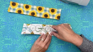 Drawstring Backpack Casing Right Side Out