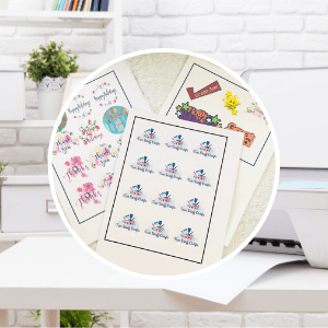 Print and Cut Labels