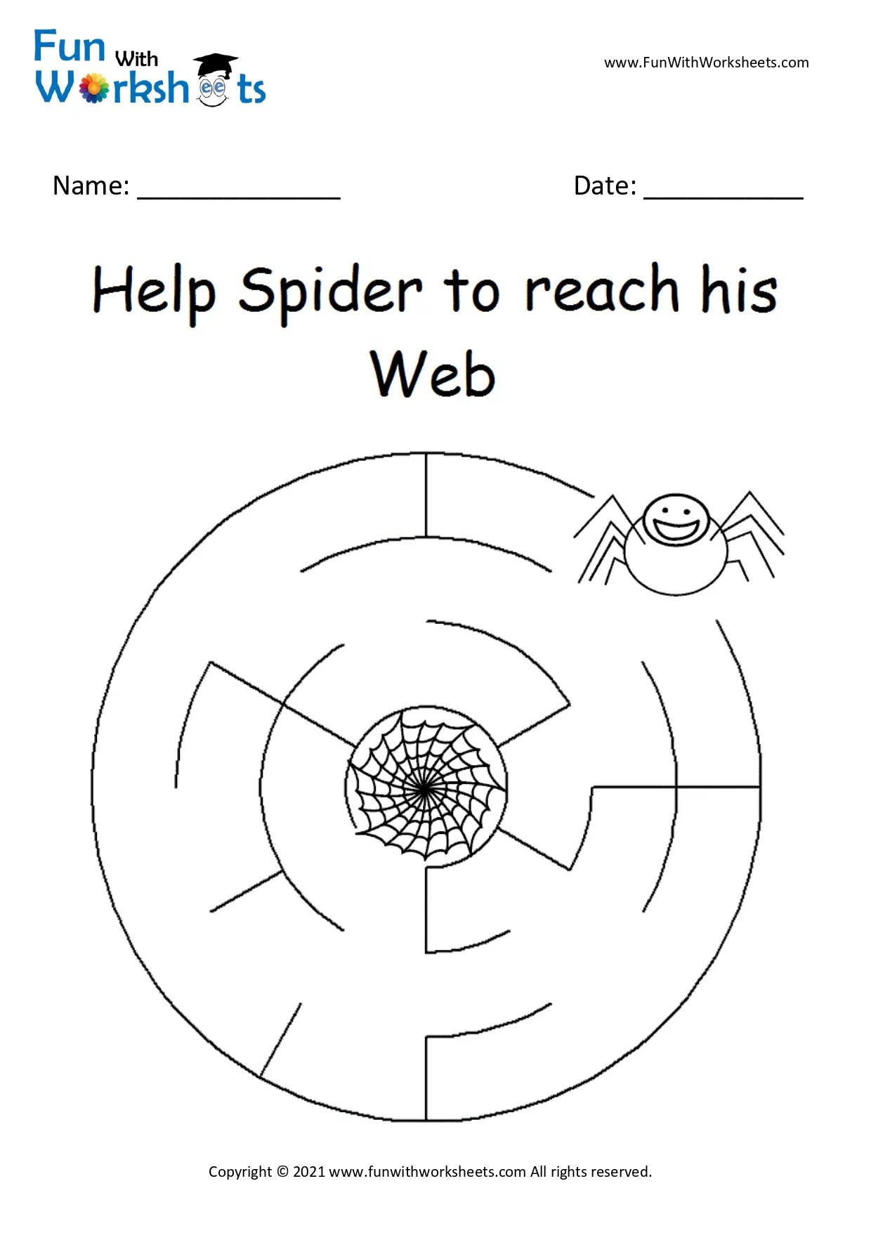 maze brain teaser 7 free printable worksheets