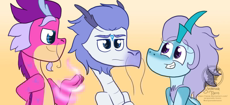 pics Wish Dragon Long Human Form 65722 safe artist serpanade toons ao bing ne zha long wish dragon sisu raya and the last dragon dragon eastern dragon fictional species feral disney ne zha film raya and the last dragon