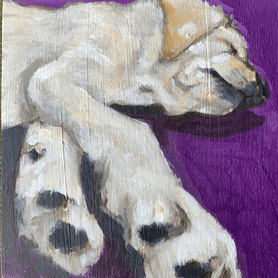 When big dogs were small.