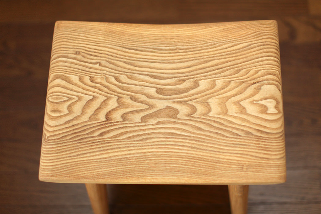 Mokume Stool TAMO | FURUSU-古巣家具