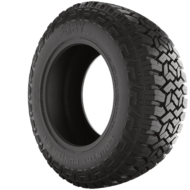 Fury Country Hunter R T 33x12 50r22 109q E 10 Ply Offers excellent on and off-road traction while providing a smooth riding over the highway.