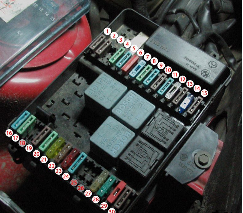Bmw e30 full fuse box diagram with location details, 48% off