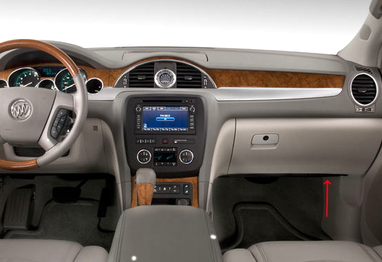 Fuse box diagram buick enclave 1g and relay with assignment and location