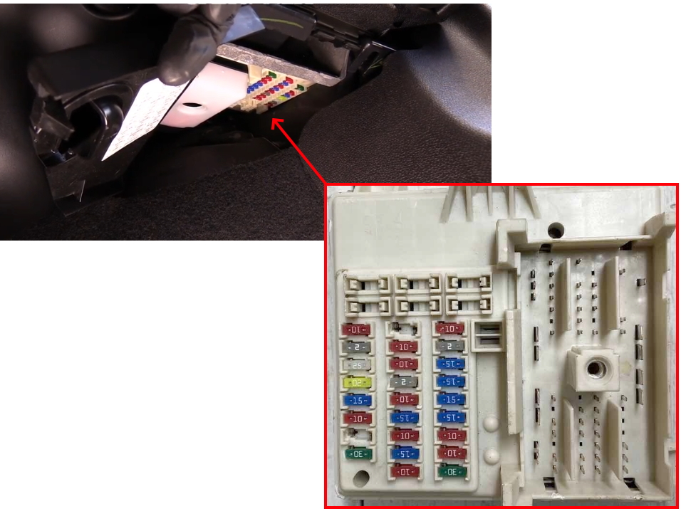 Fuse box diagram buick enclave 1g and relay with assignment and location