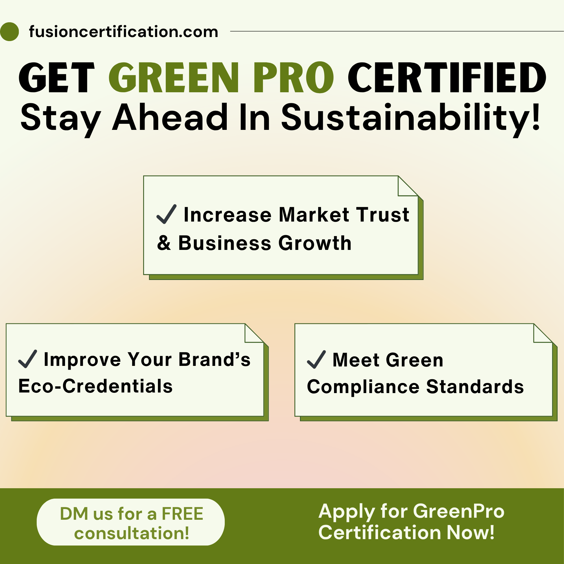 Benefits of GreenPro Certification for Manufacturers