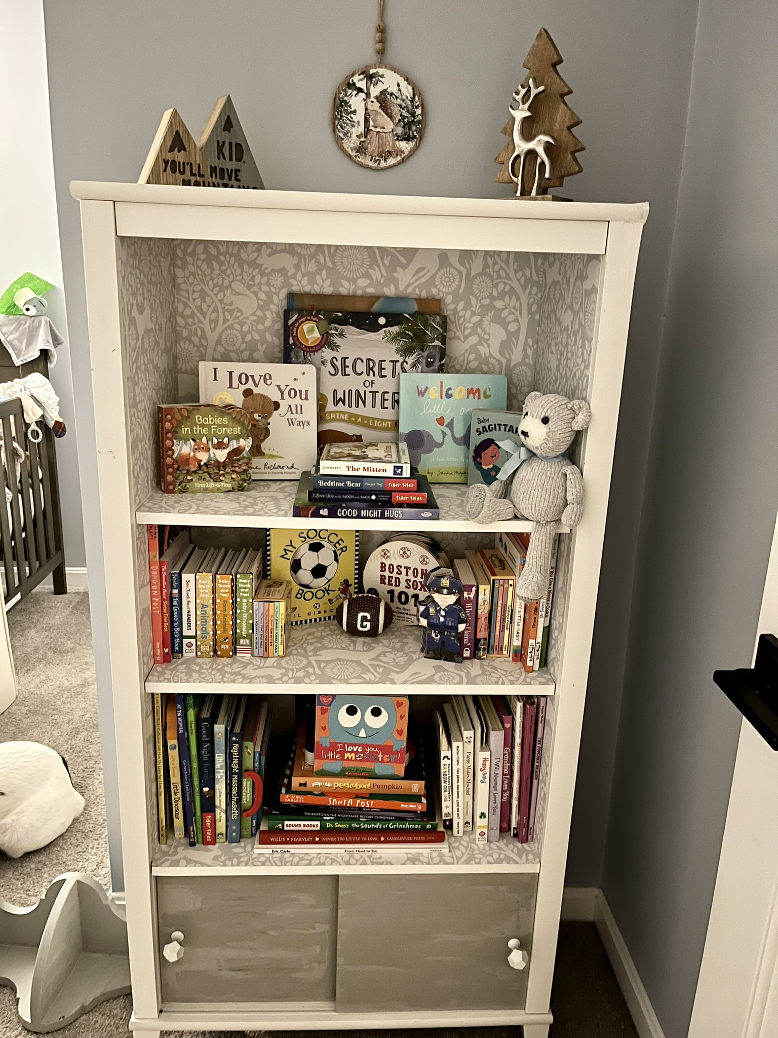 completed bookcase