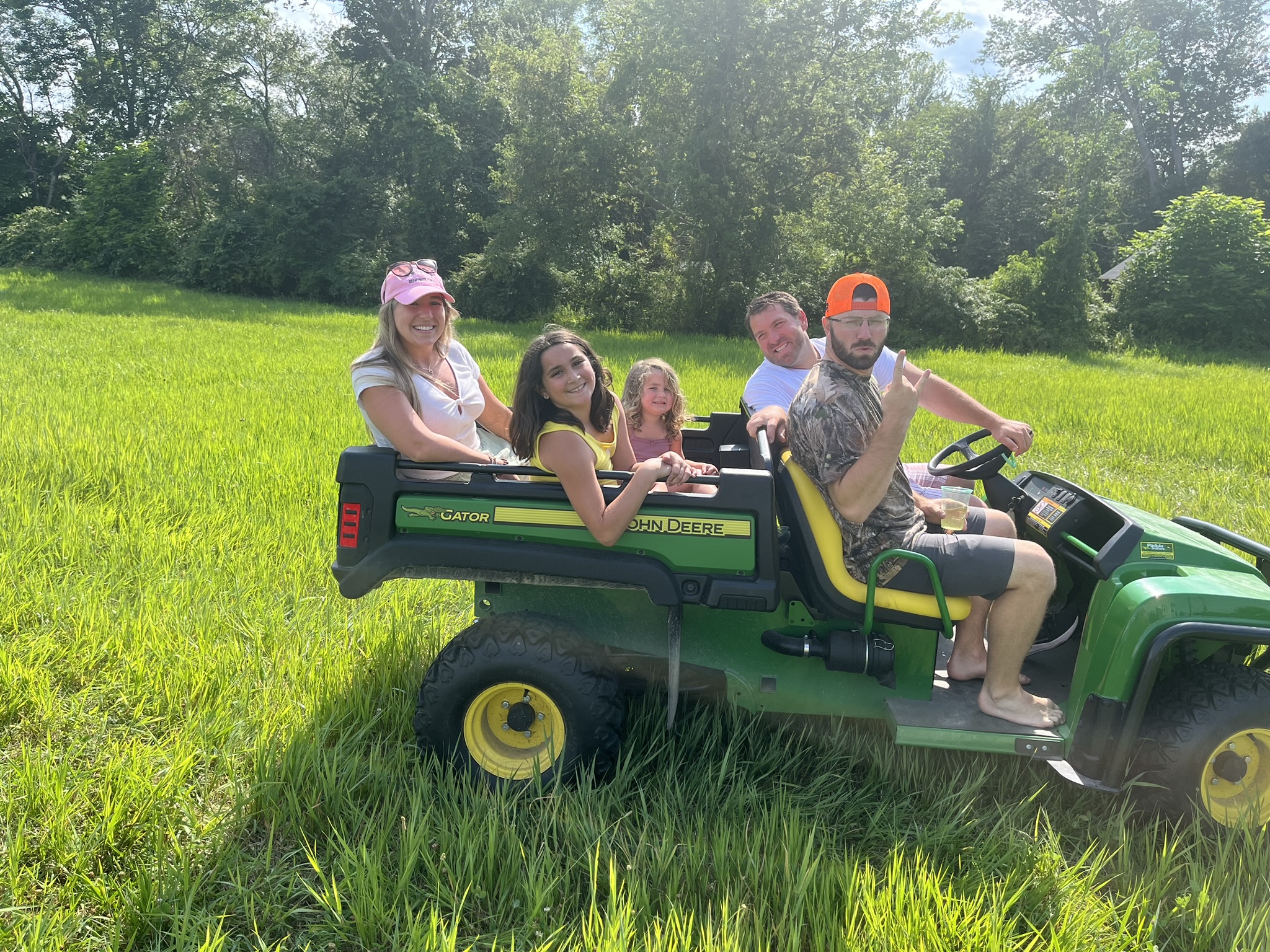 fun on the tractor